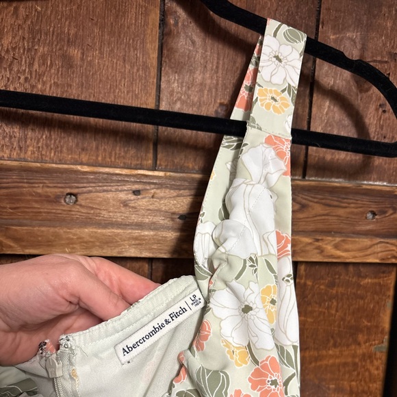 Abercrombie & Fitch Floral Slip Midi dress Large Petite - Picture 5 of 6